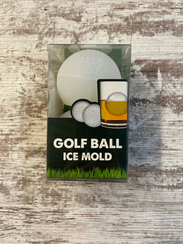 Golf Ball 2pc Ice Mold