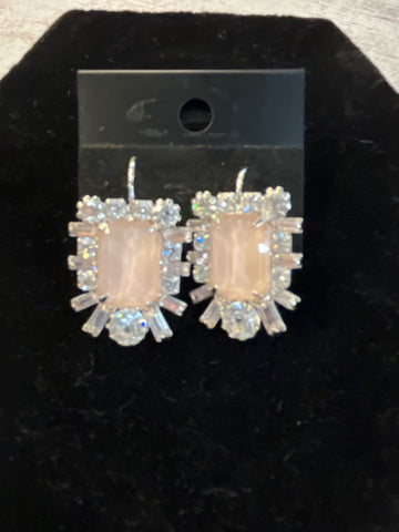 Elizabeth Cole Light Pink Earrings