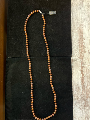 NWT Honora Brown Pearl Long Necklace