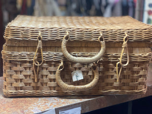 Marshall Fields Tagged Picnic Basket