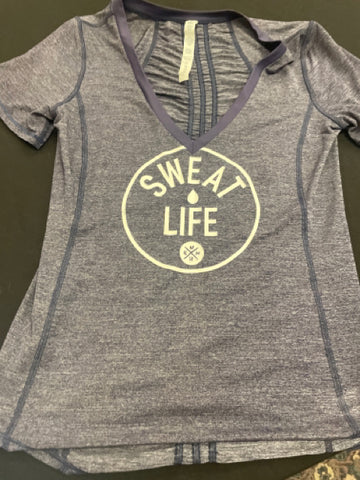 Lululemon "Sweat Life" Size 6 Shirt