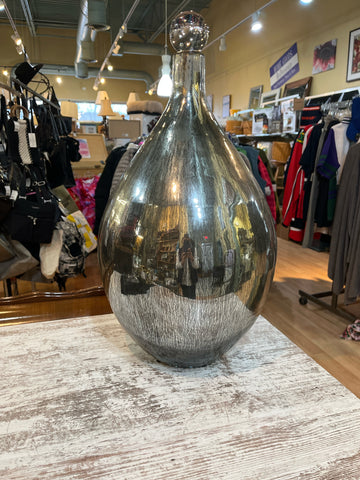 Mercury Glass Floor Vase