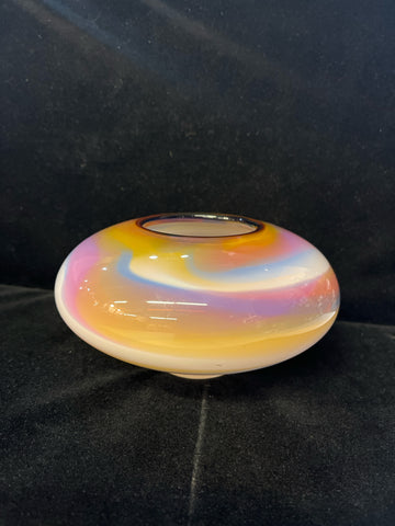 Orrefors Multi-color Swirl Vase