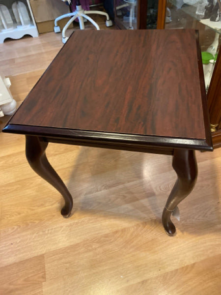 Brown Wood End Table