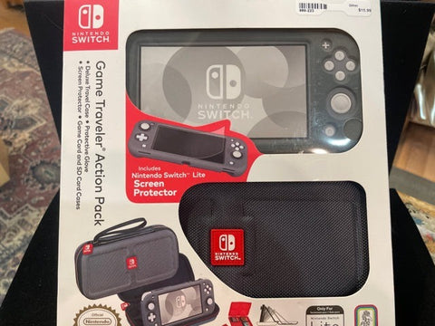 Nintendo Switch Grey Game Traveler Action Pack