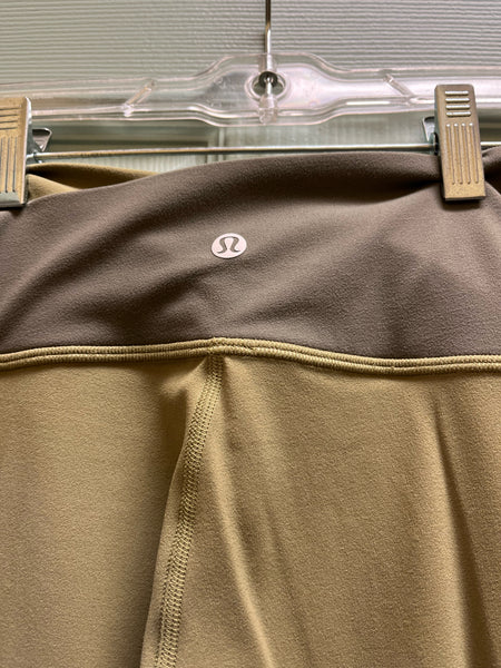 Lululemon Green & Gray Flare Leggings