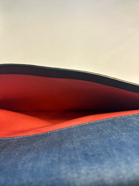 Coach Denim "Jes Messenger Crossbody" Handbag