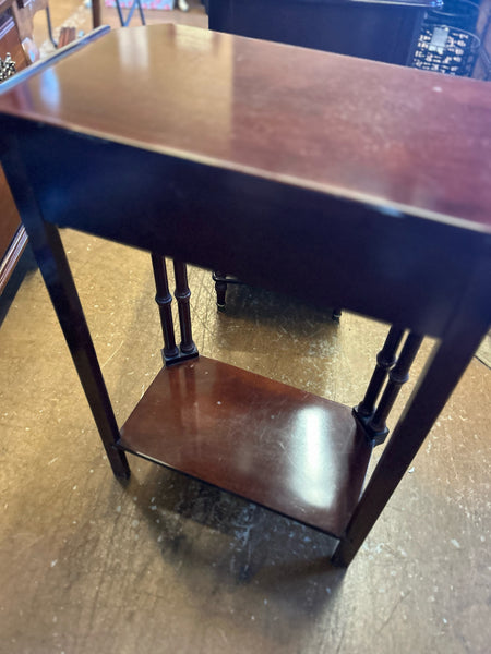 Dark Wood Nightstand