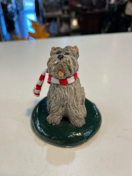 Vintage Byers Choice Carolers "Scottish Terrier" Figurine
