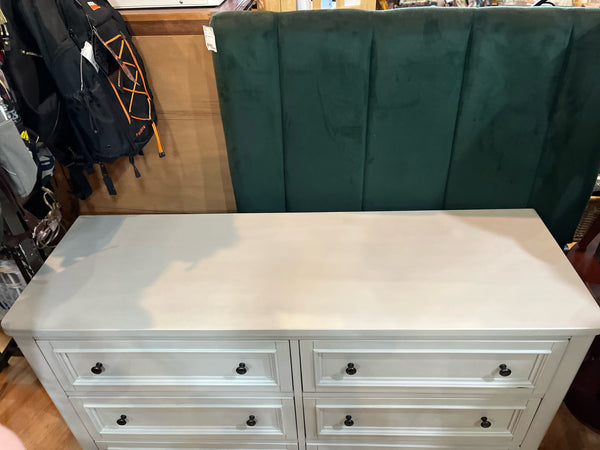 Gray Six Drawer Dresser