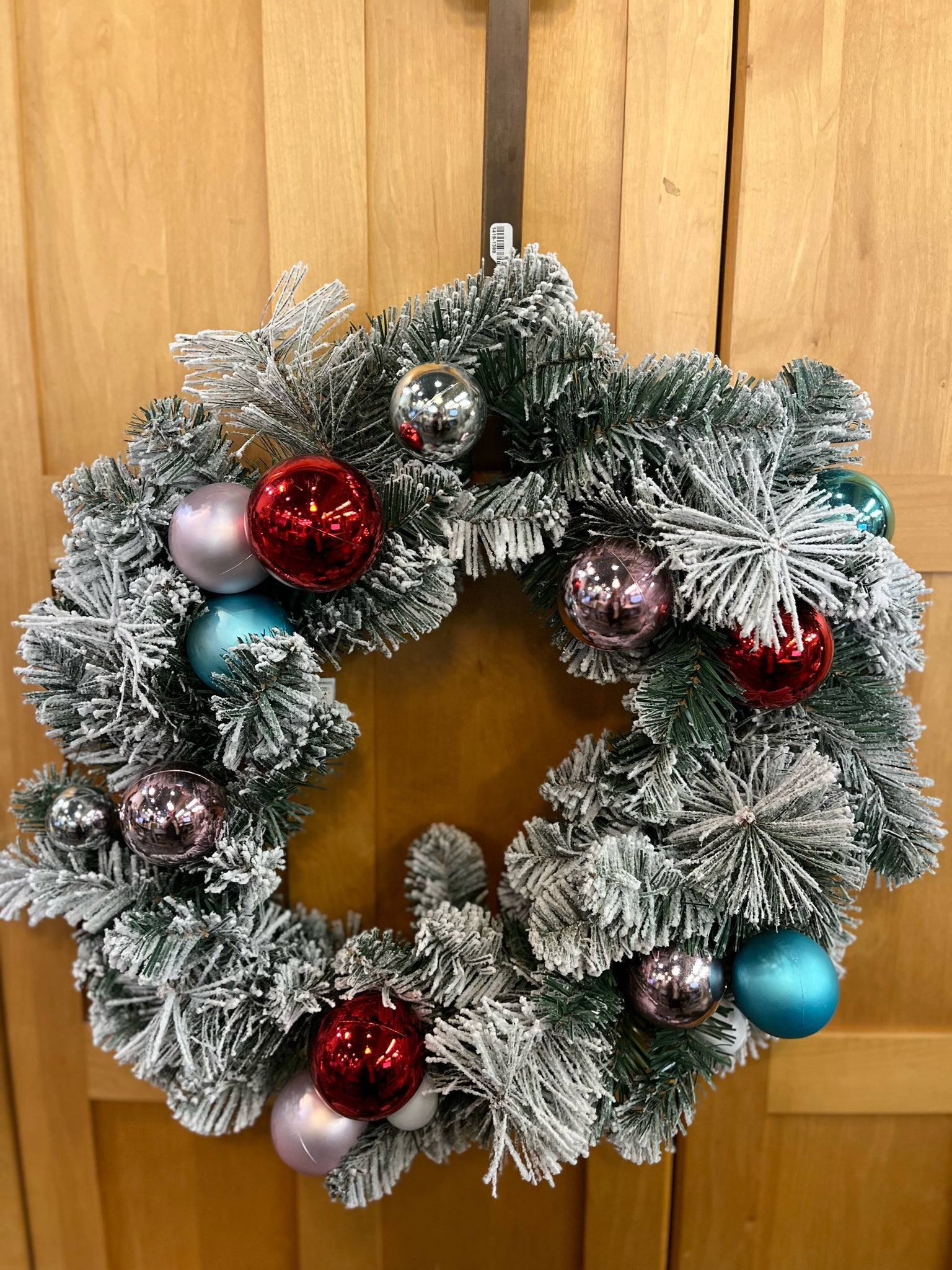 Frosted Ornament Wreath