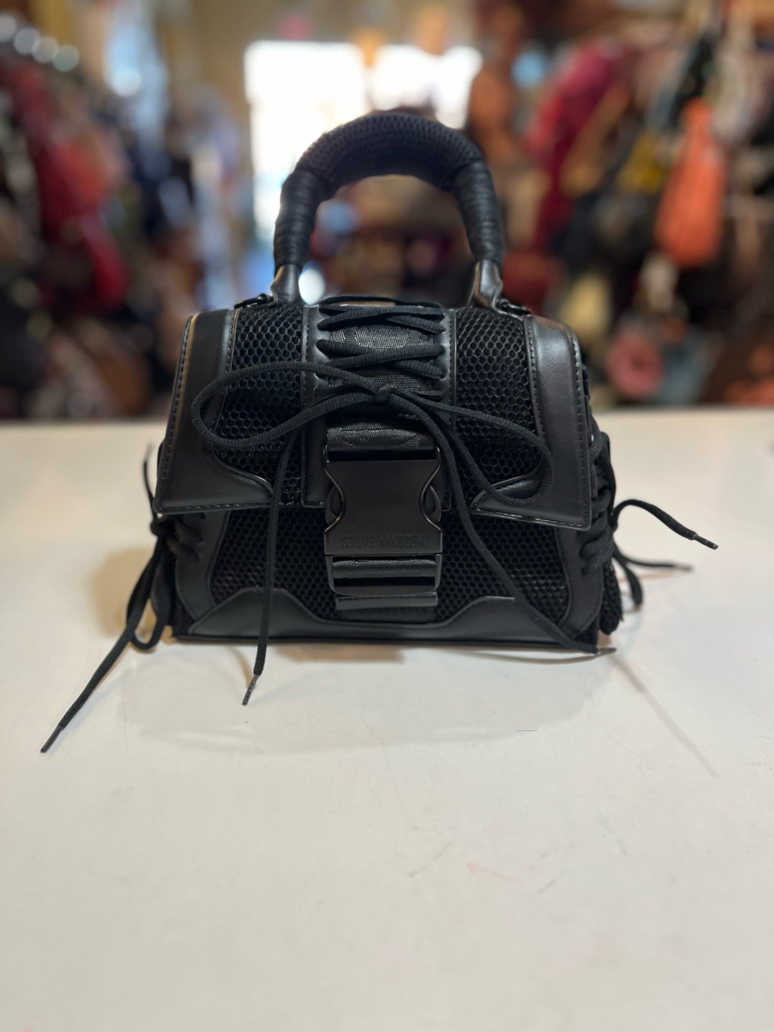 Steve Madden Black “Diego” Handbag