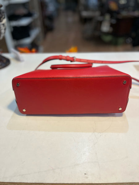 Kate Spade Red "Darcy Small Satchel" Handbag