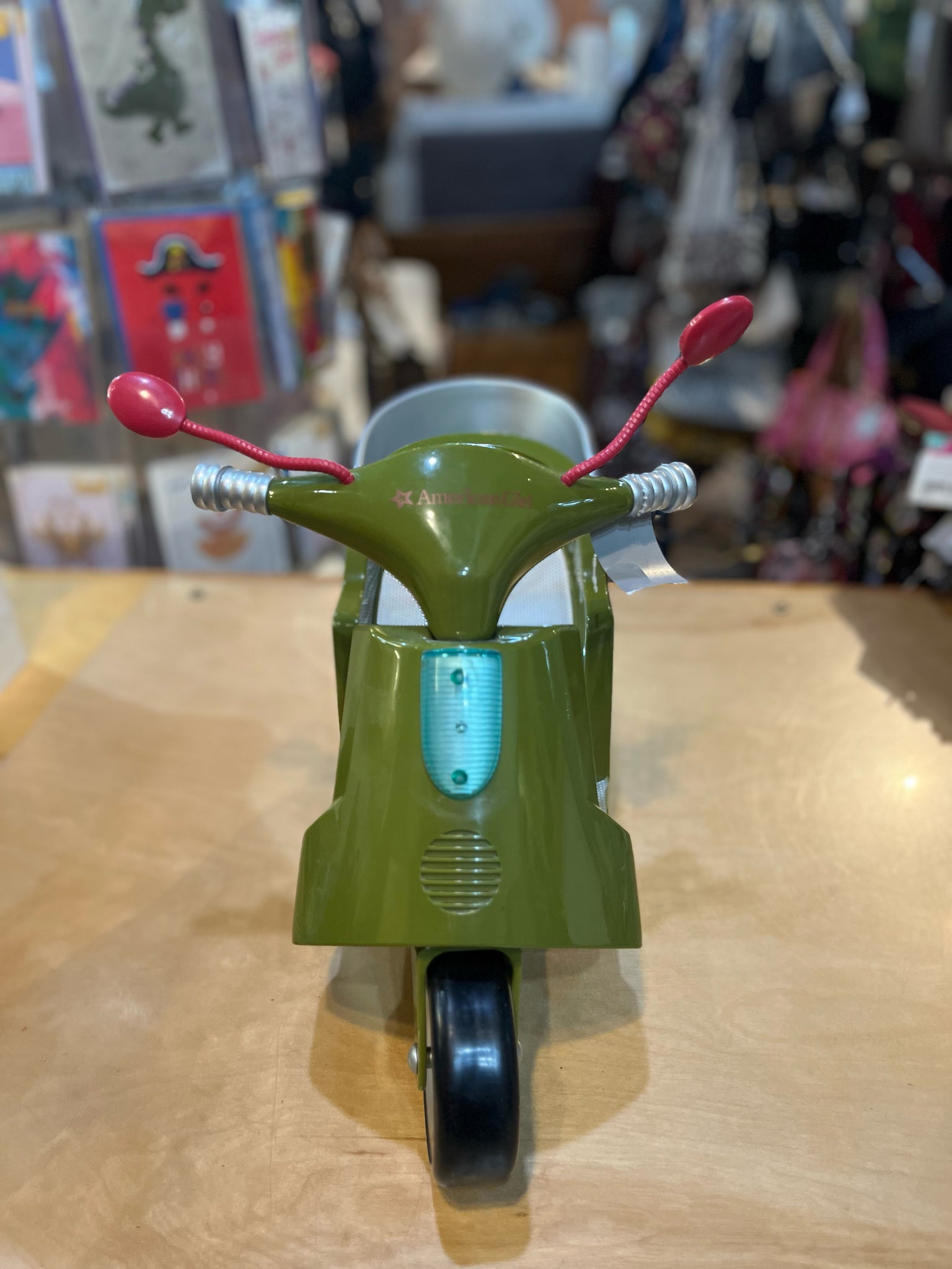 American Girl Green Scooter