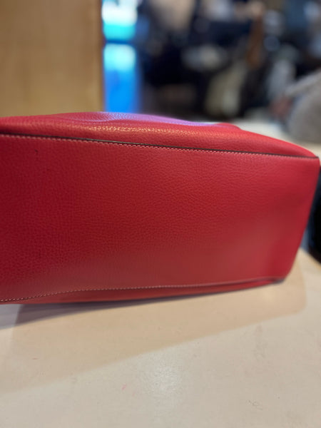 Coach Pink Horse & Carriage Leather Tote