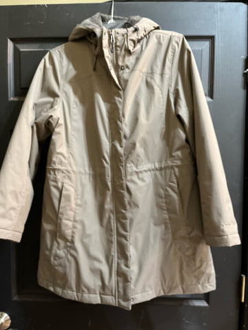 LL Bean Taupe "Winter Warmer" Coat