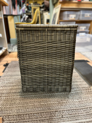 Gray Woven Hamper