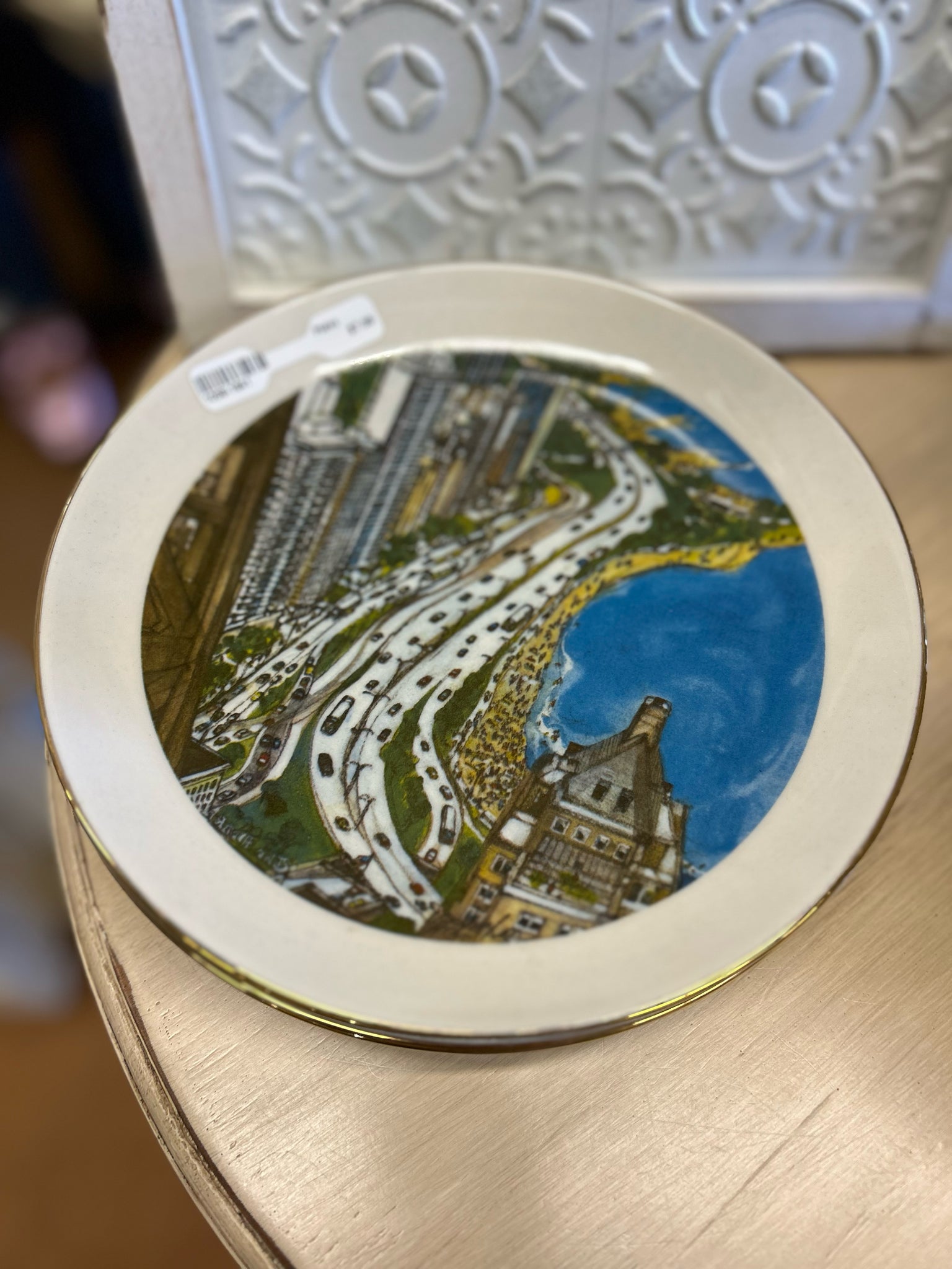 Chicago Collection "Chicago's Outer Drive" decorative plate