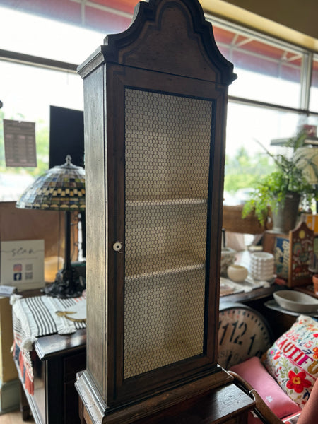 Vintage Wired Front Floor/Wall Cabinet