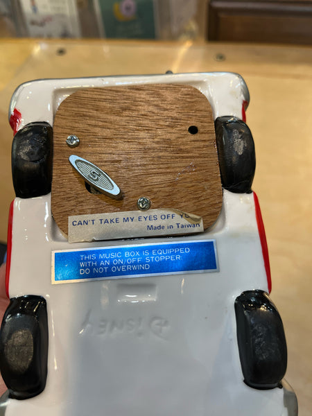 Vintage Disney Mickey & Minnie Red Car Music Box