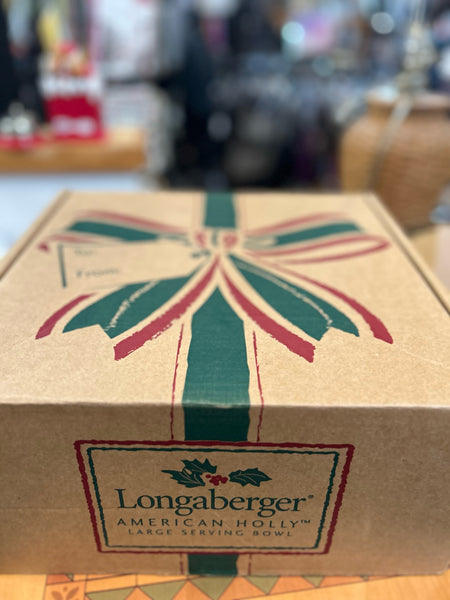 Longaberger Christmas Bowl