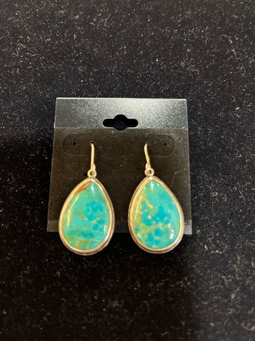 Grace & Heart Teardrop Turquoise Earrings