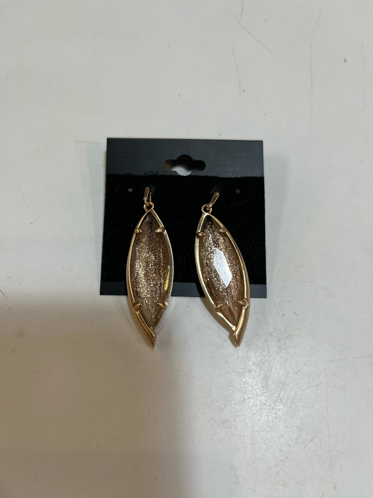 Kendra Scott Milla Copper Glitter Earrings