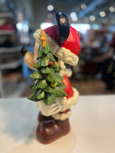 Jim Shore Disney Traditions "Old St. Mick" Mickey Statue