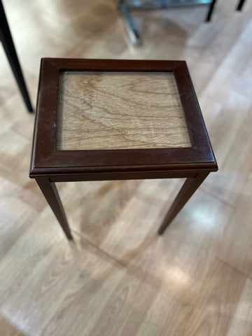 Glass Display Top Plant Stand