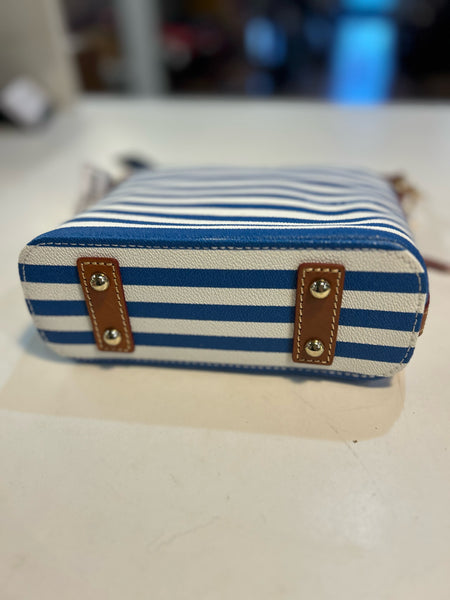 NWT Dooney & Bourke "Small Sullivan" Blue & White Handbag