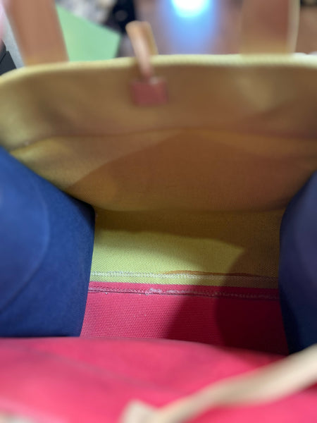 DKNY Colorblock Canvas Satchel