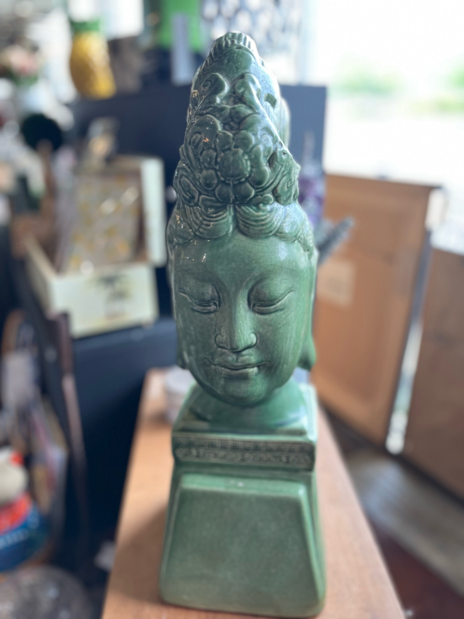 Green Bust of Kwan Yin