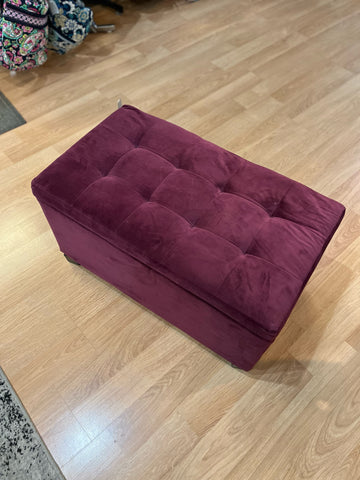 Purple Storage Ottoman