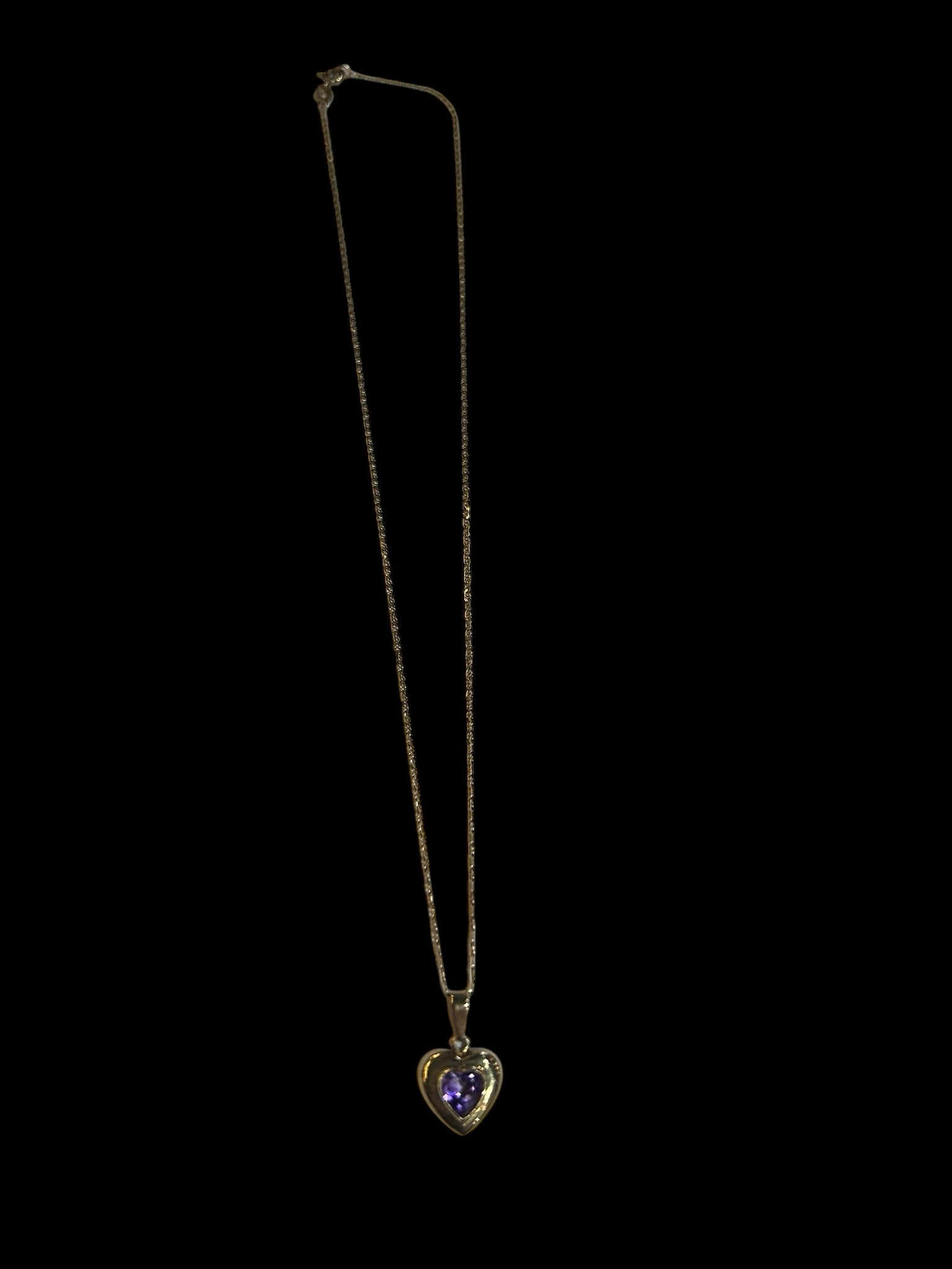 9karat Gold Amethyst Necklace