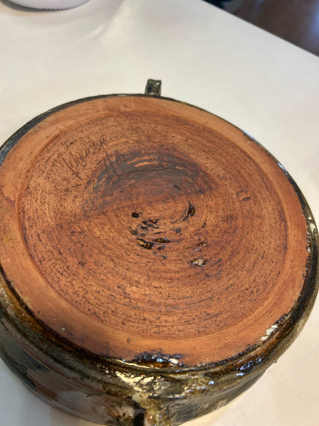 Vintage Lidded Pottery Dish