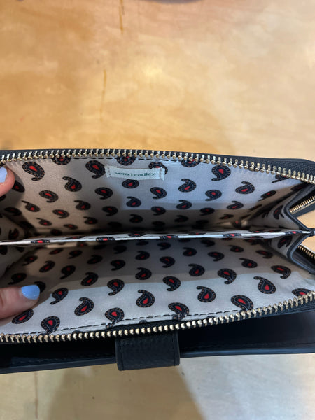 Vera Bradley Black “Large Tab” Wallet