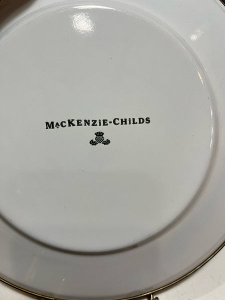 MacKenzie-Childs Snowman Plate