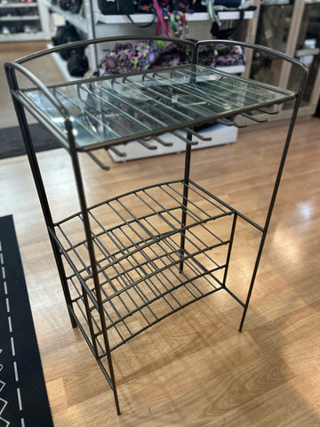 Glass & Metal Wine Rack