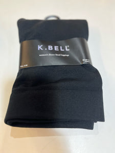 New K.Bell Black Fleece Lined Leggings