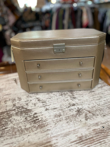 Long Silver Jewelry Box