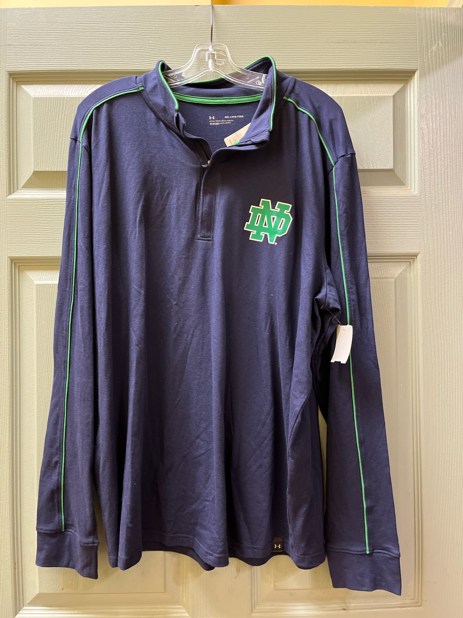 NWT Notre Dame Quarter Zip