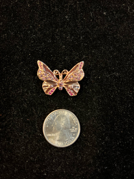 Pink Butterfly Pin