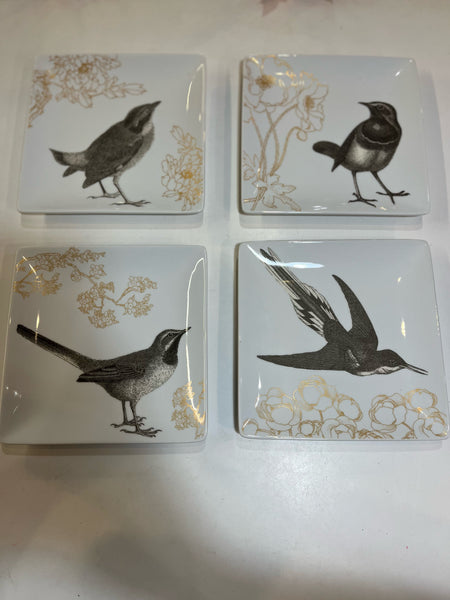 West Elm Bird Plate Set