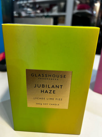 Glasshouse Fragrances "Jubilant Haze" Candle