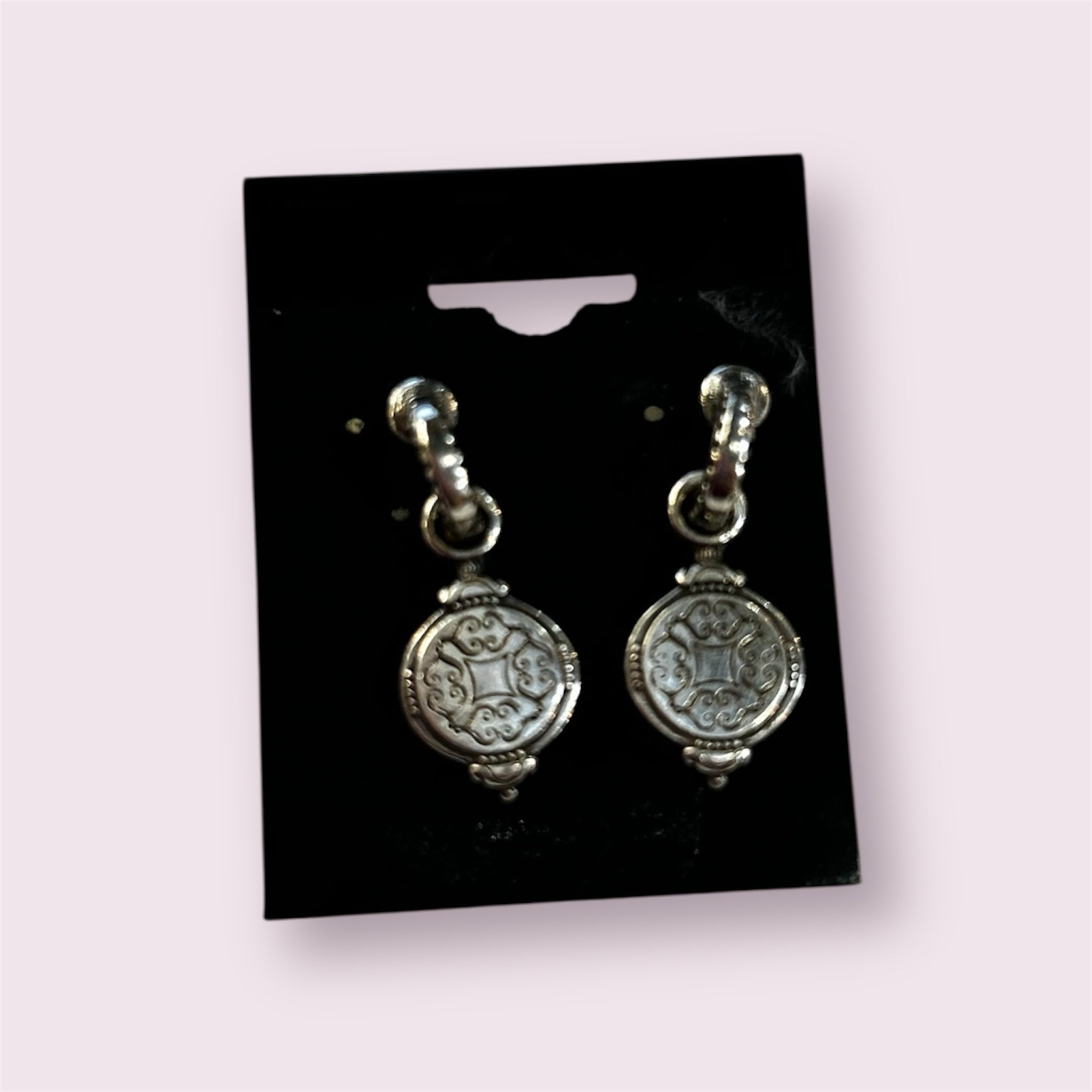 Brighton Drop Circle Earrings