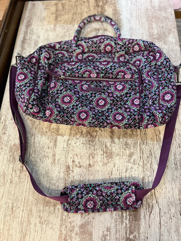 Vera Bradley Purple Duffle Bag