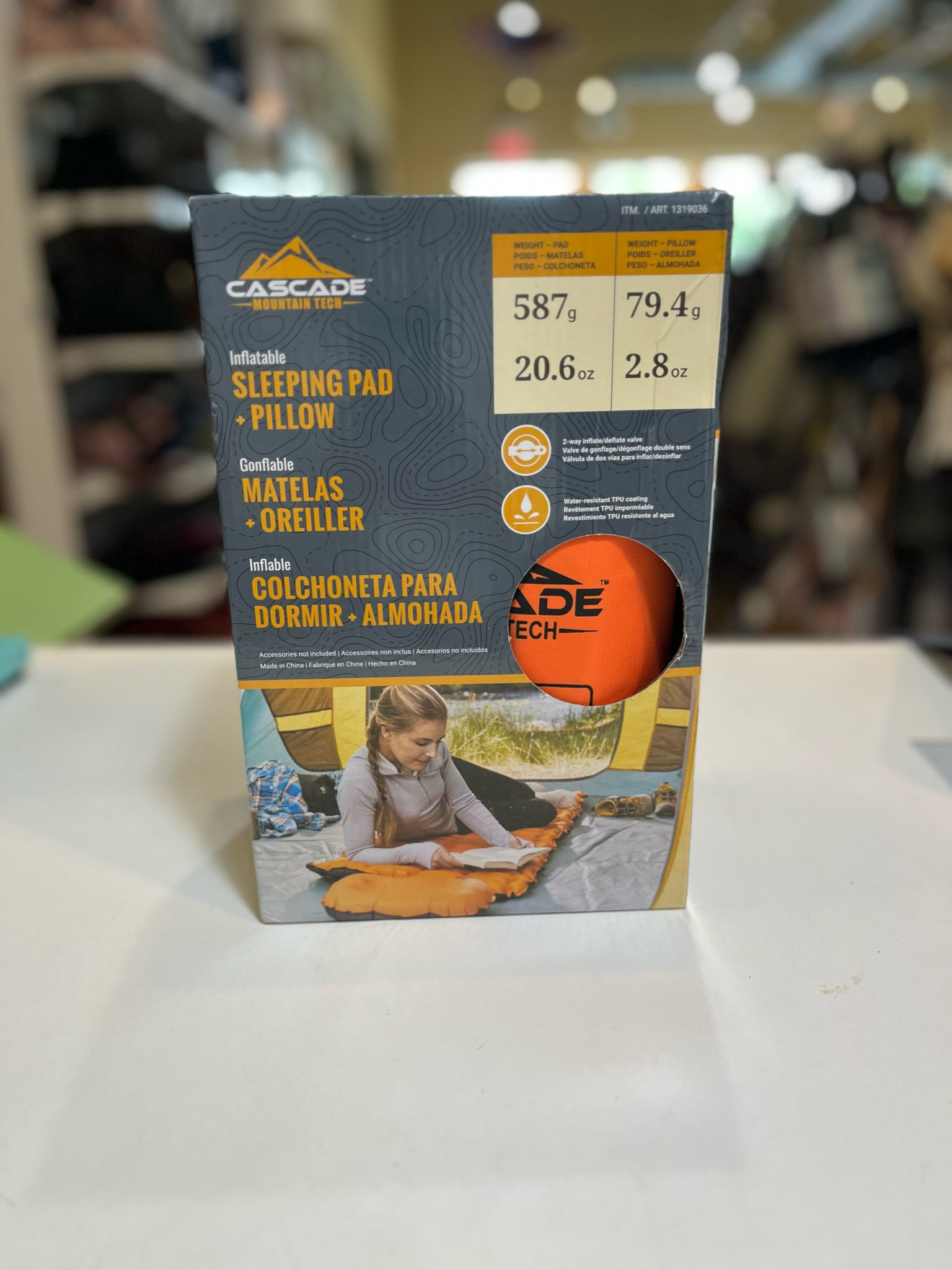 Cascade Inflatable Sleeping Pad & Pillow