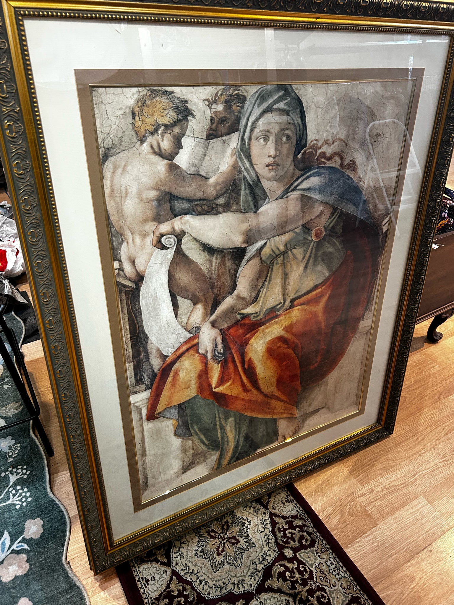 Replica Michaelangelo "The Delphic Sybil" Wall Decoration