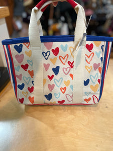 Brighton Heart Canvas Handbag