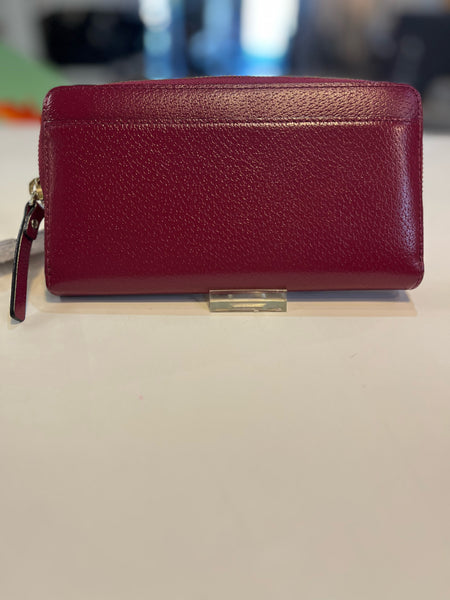 Kate Spade Raspberry Leather Wallet